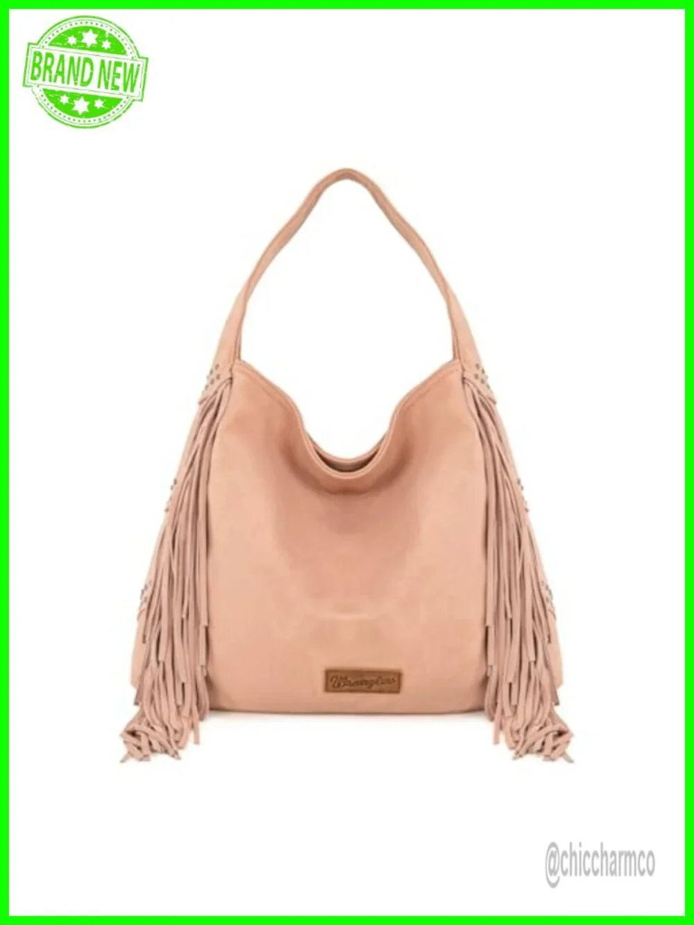 Fringe Suede Hobo Bag with Tassels Western Purse Shoulder Bag